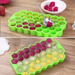Silicone Ice Cube Tray With Lid Cover
