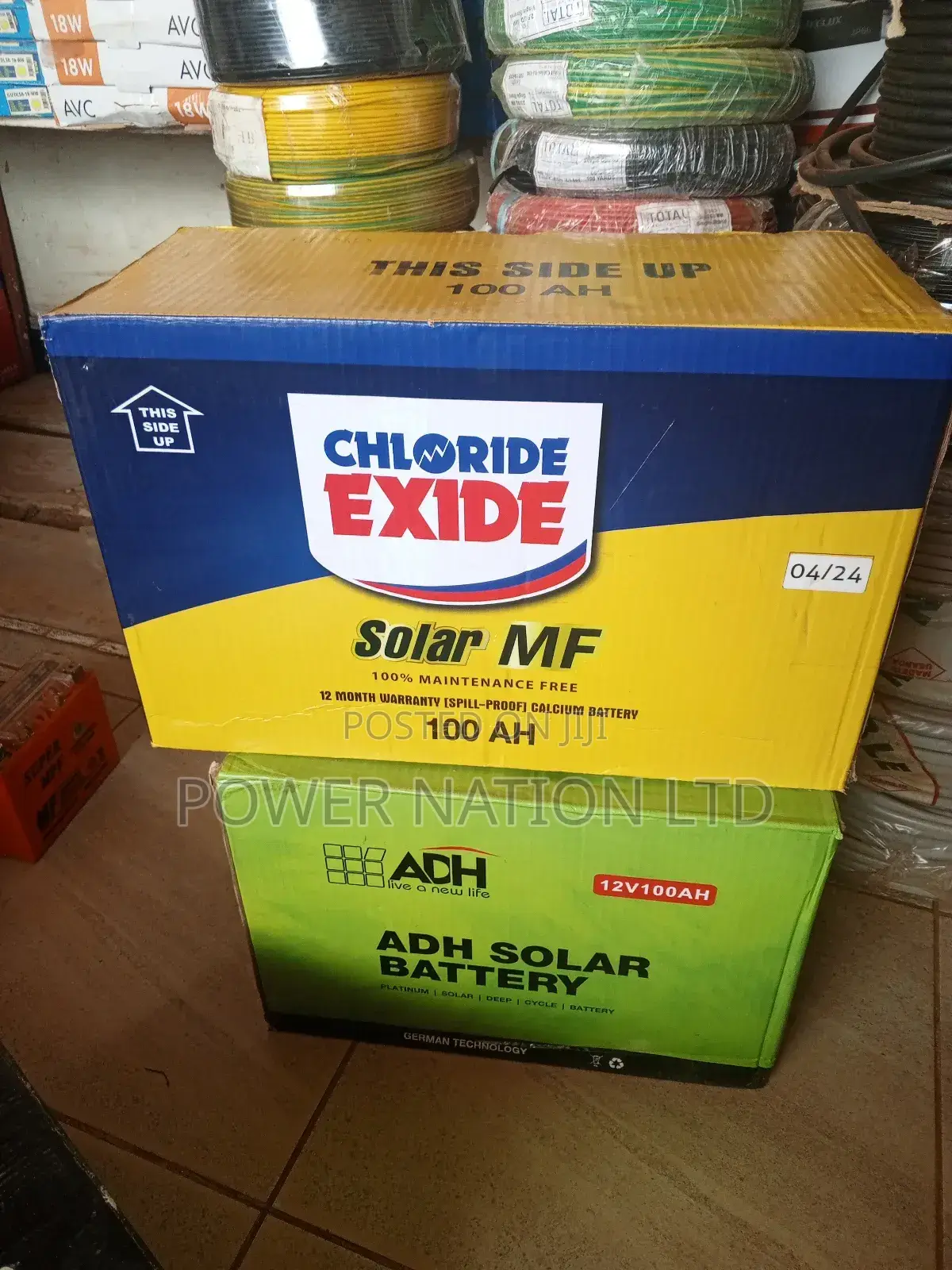 100ah Chloride Exide Solar Battery Maintenance Free