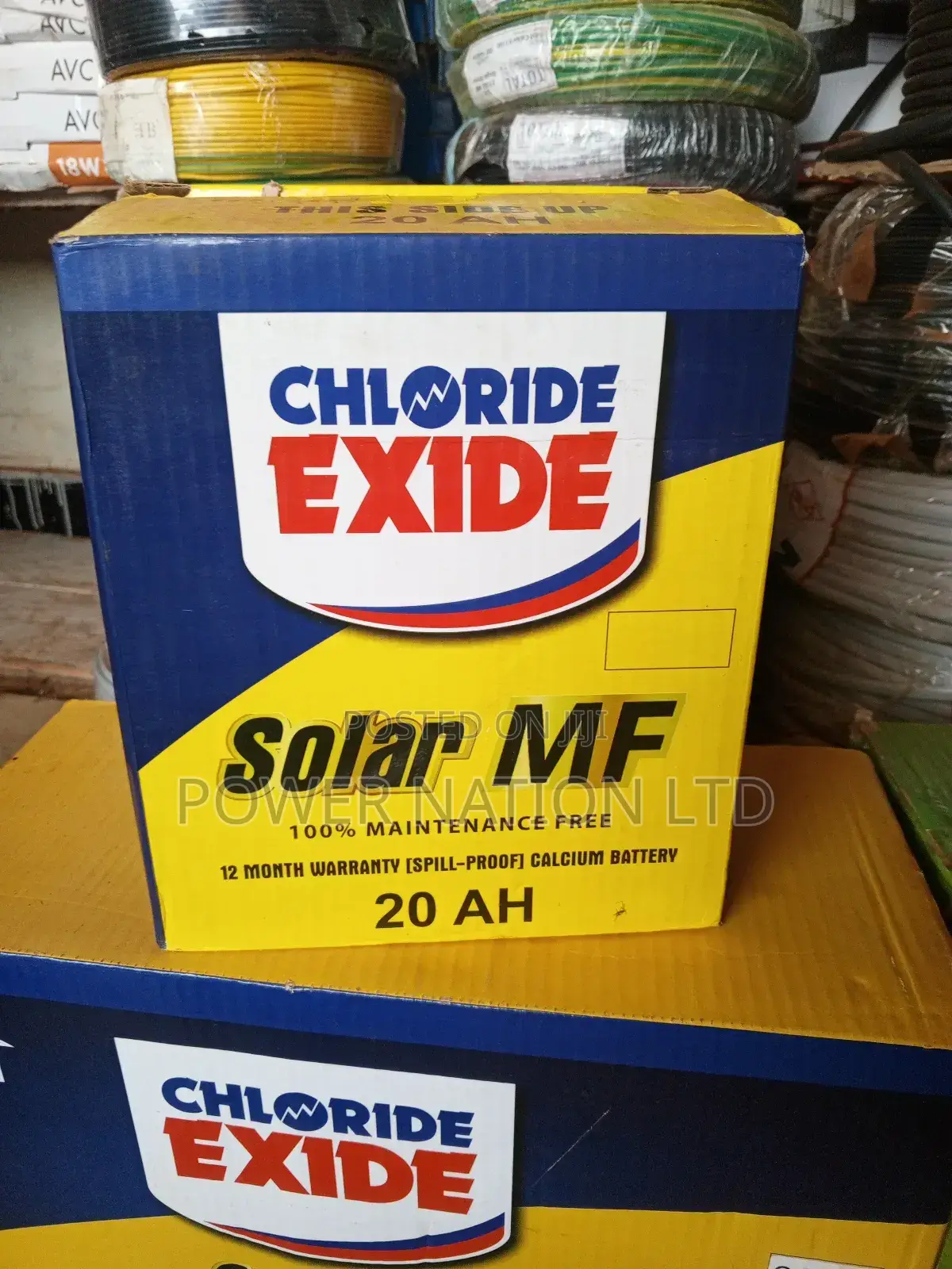 20ah Chloride Exide Solar Battery