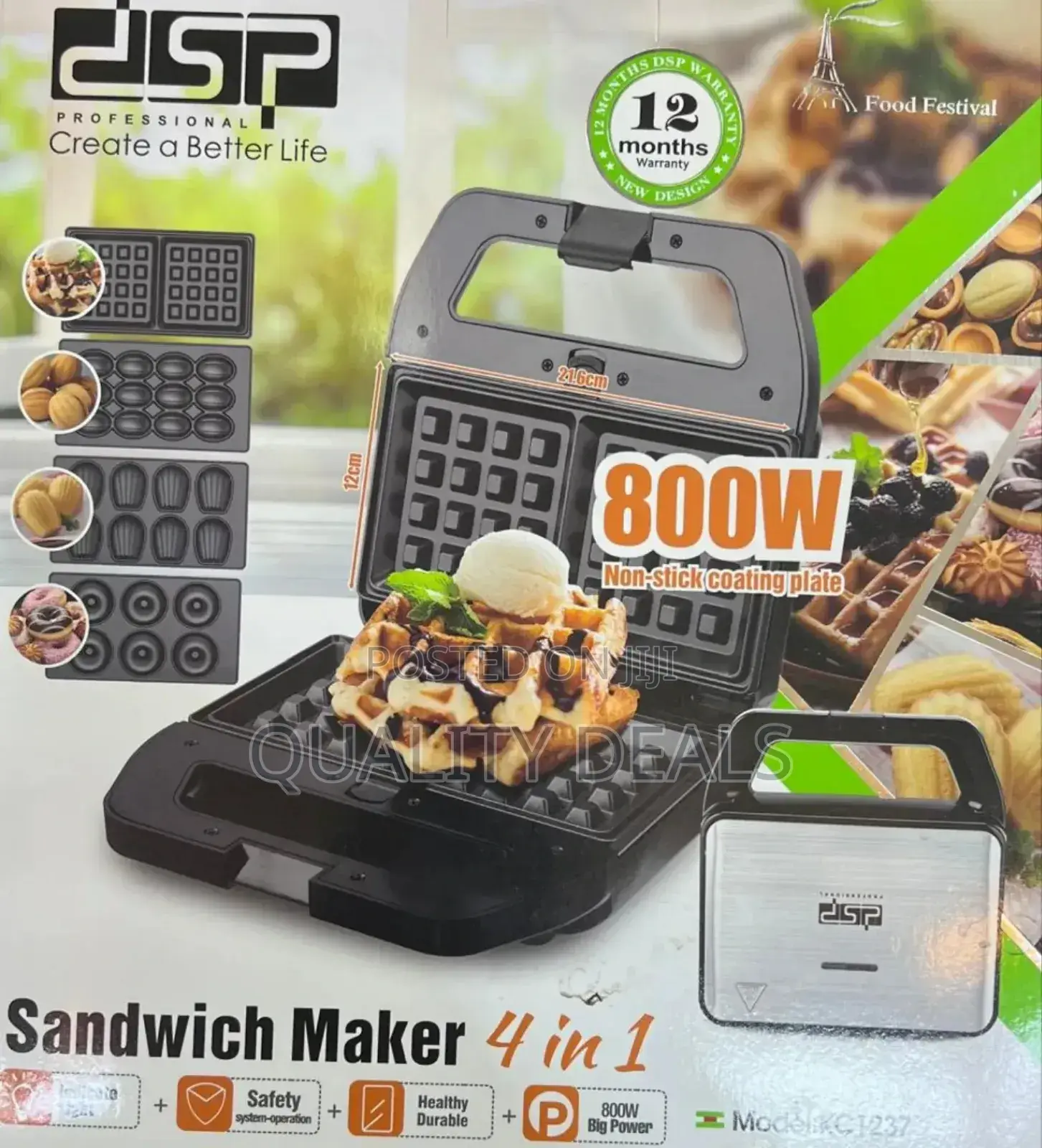 DSP 4in1 Sandwich Maker