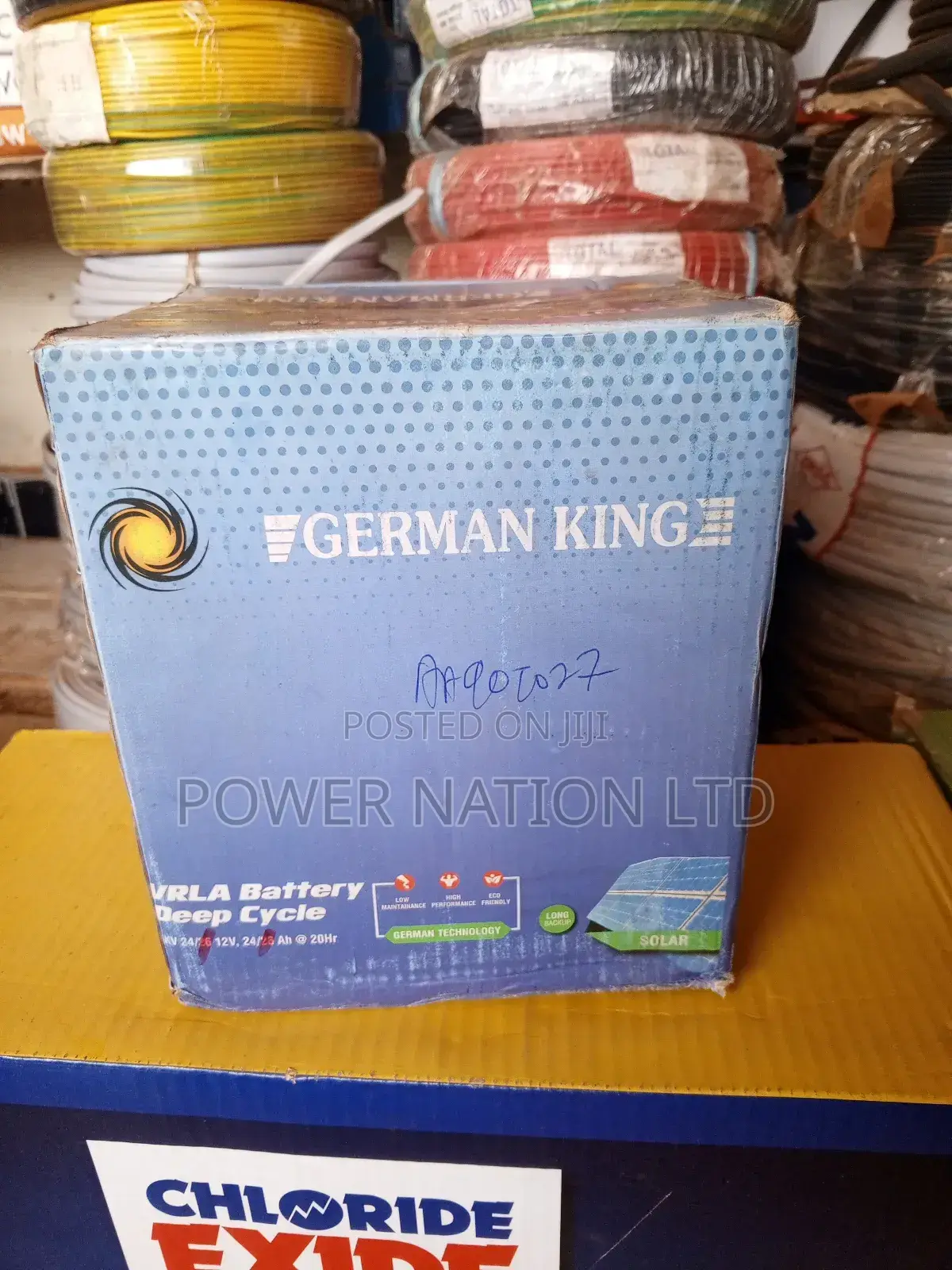24ah German King Solar Battery