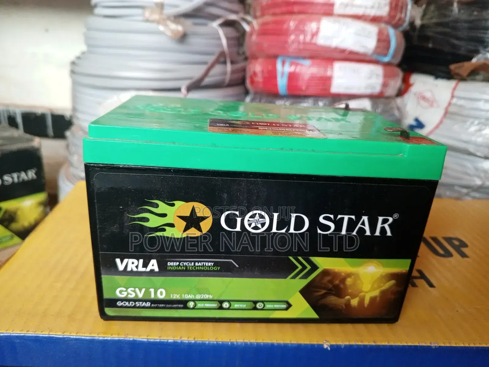 10ah Gold Star Solar Battery