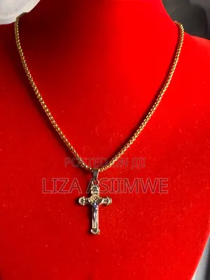 Crucifix Gold Necklace