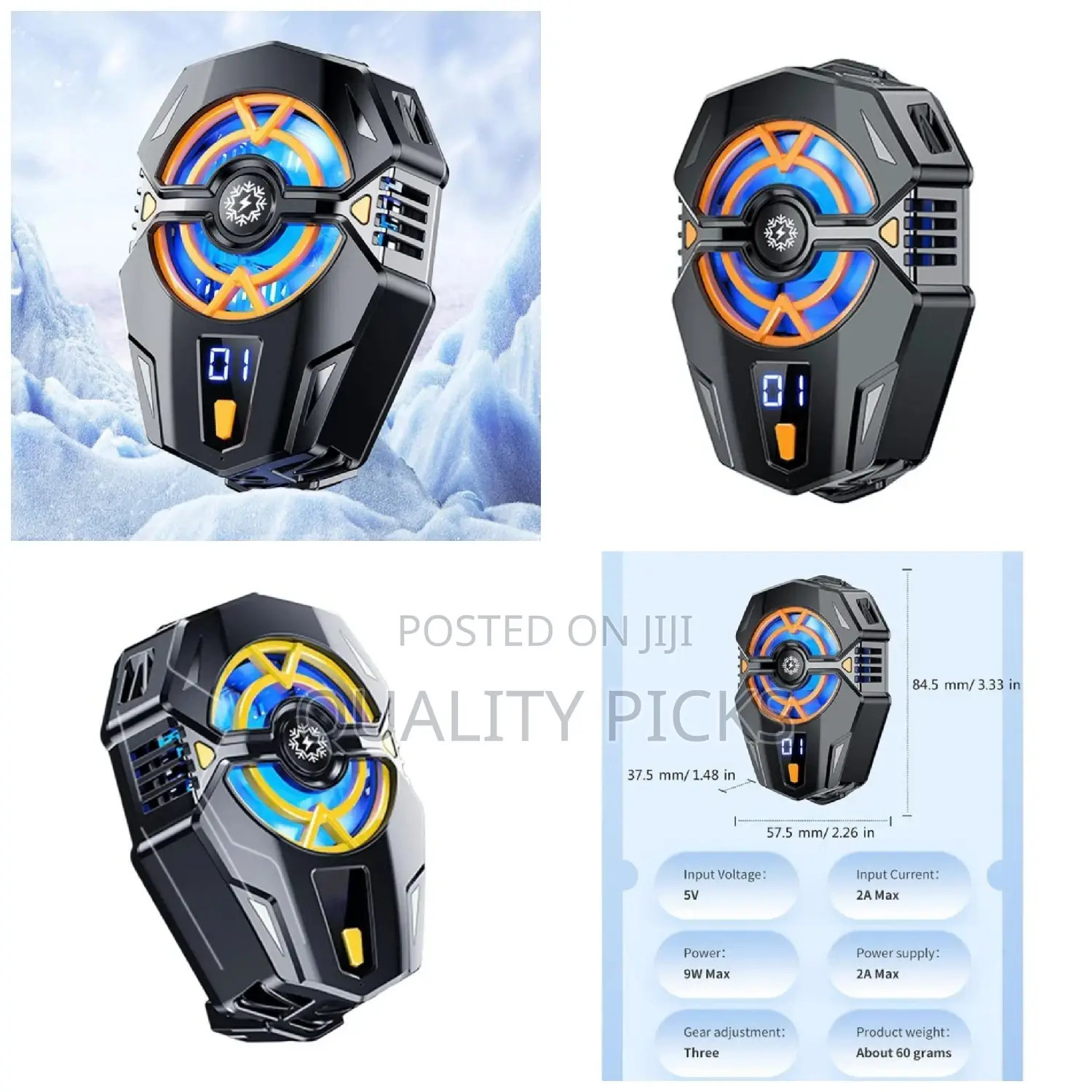 Mobile Phone Cooler Semi-Conductor Cooling Fan