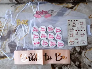 Bridal Shower Accessories (Set) for the BRIDE TO BE