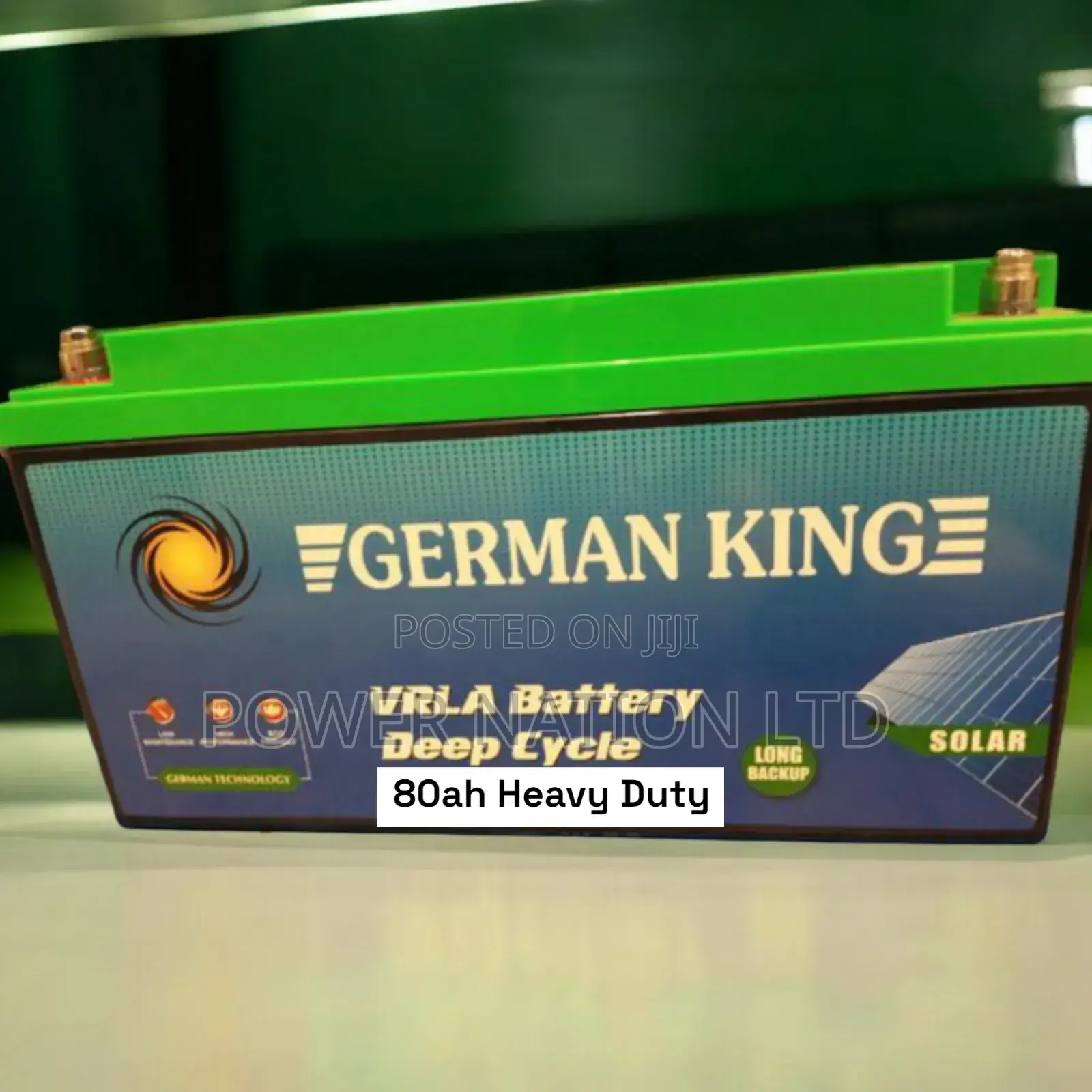 80ah German King Solar Battery Maintenance Free