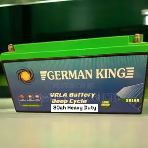 80ah German King Solar Battery Maintenance Free