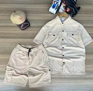 Classy Double Pocket Shirt and Short Set