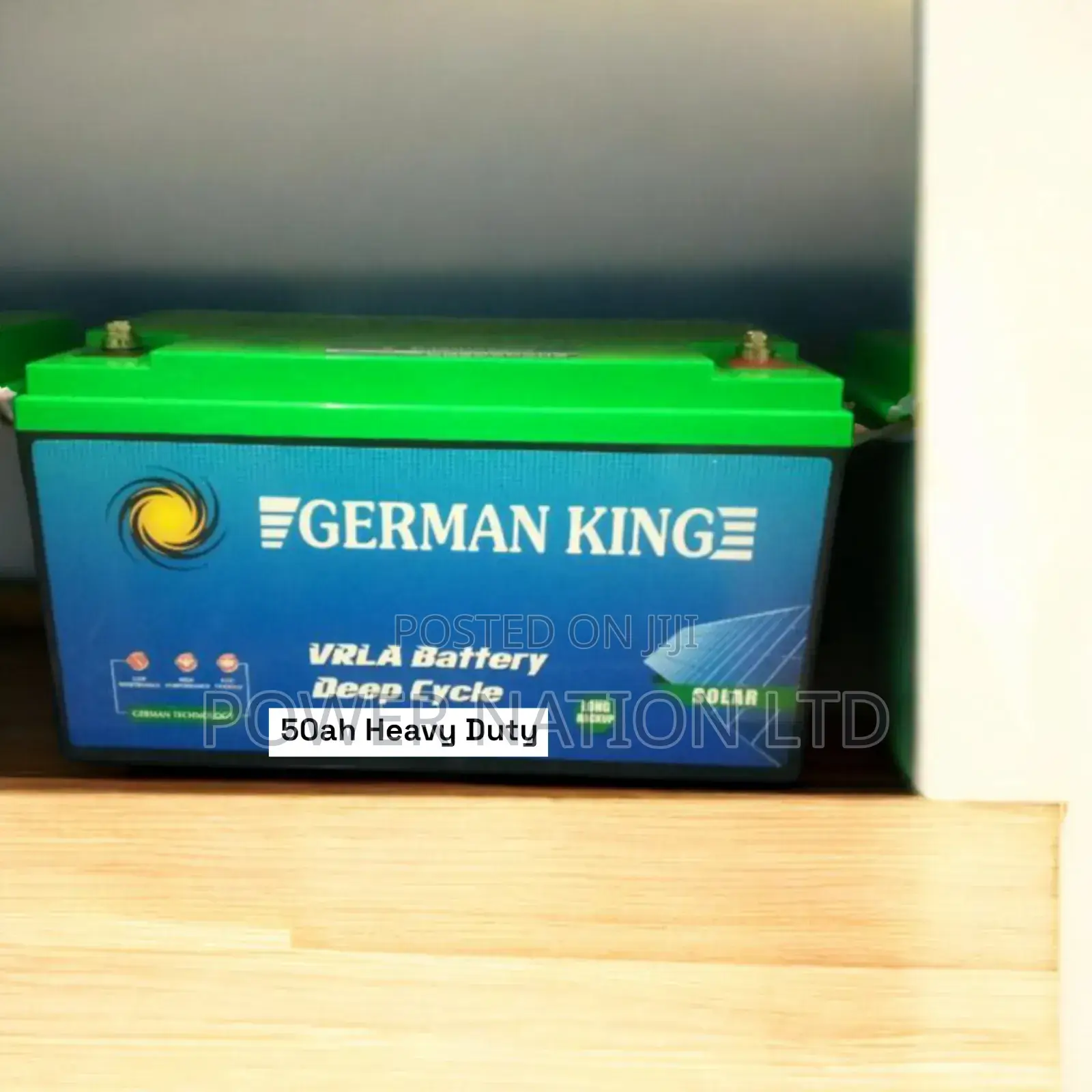 50ah German King Solar Battery Maintenance Free