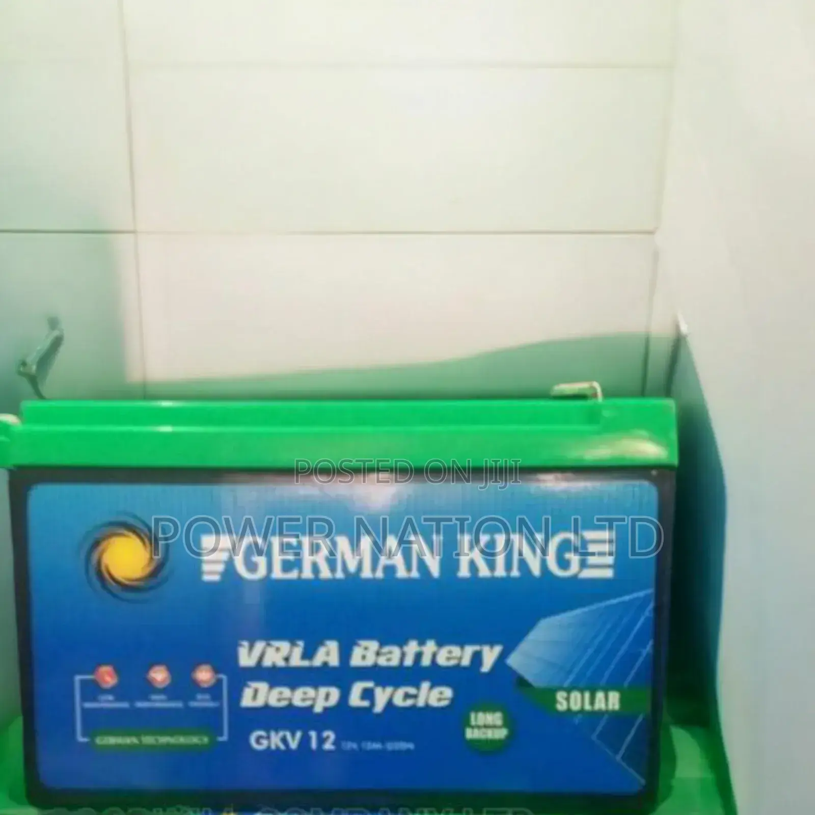 12ah German King Solar Battery