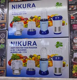 4 in 1 Nikura Multifunctiona Food Processor
