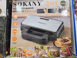 Sokany 3-in-1 Sandwich Maker