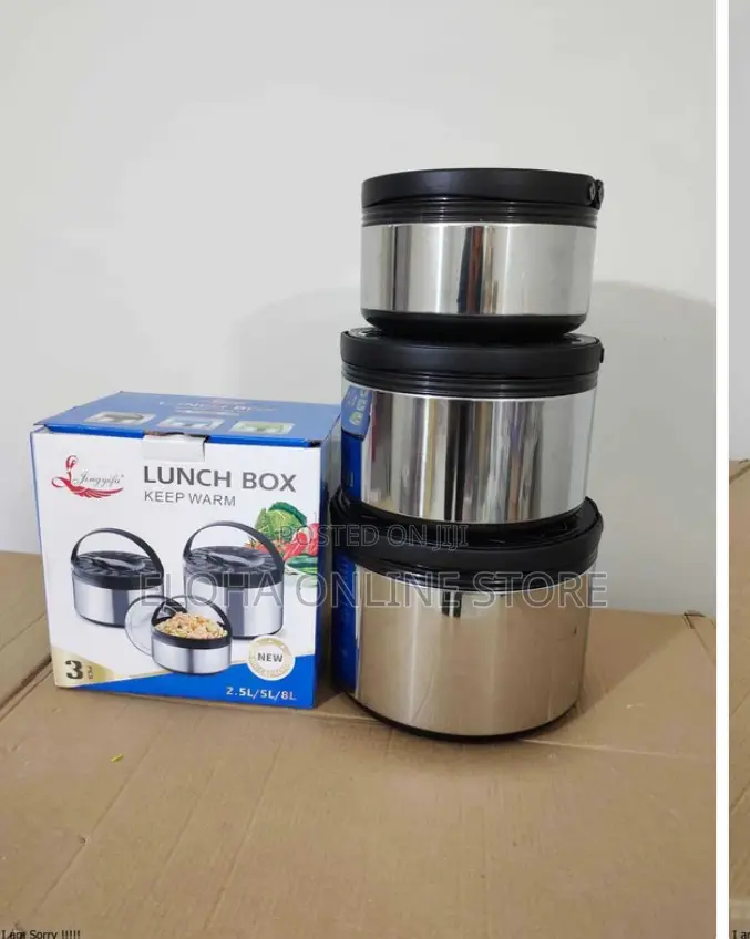 New 3 PCS 2.5l/5l/8l Quality Lunch Boxes