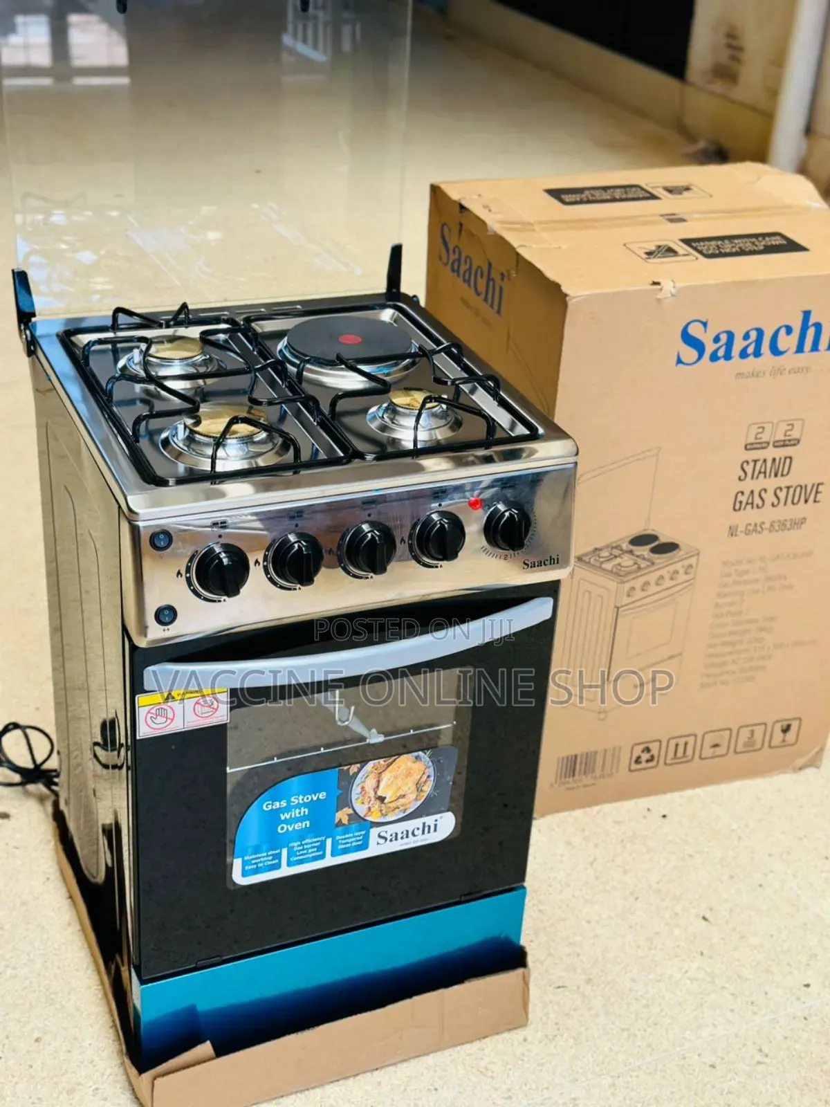 Saachi Cooker 3gas+1electric 50*50/Saachi Cooker 3+1 50*50