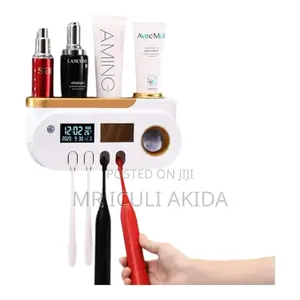Automatic Toothpaste Dispenser WTH UV Toothbrush Sanitizer