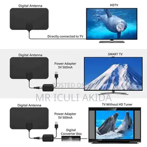 Digital Free Channels Indoor Tv Antenna WTH Amplifier