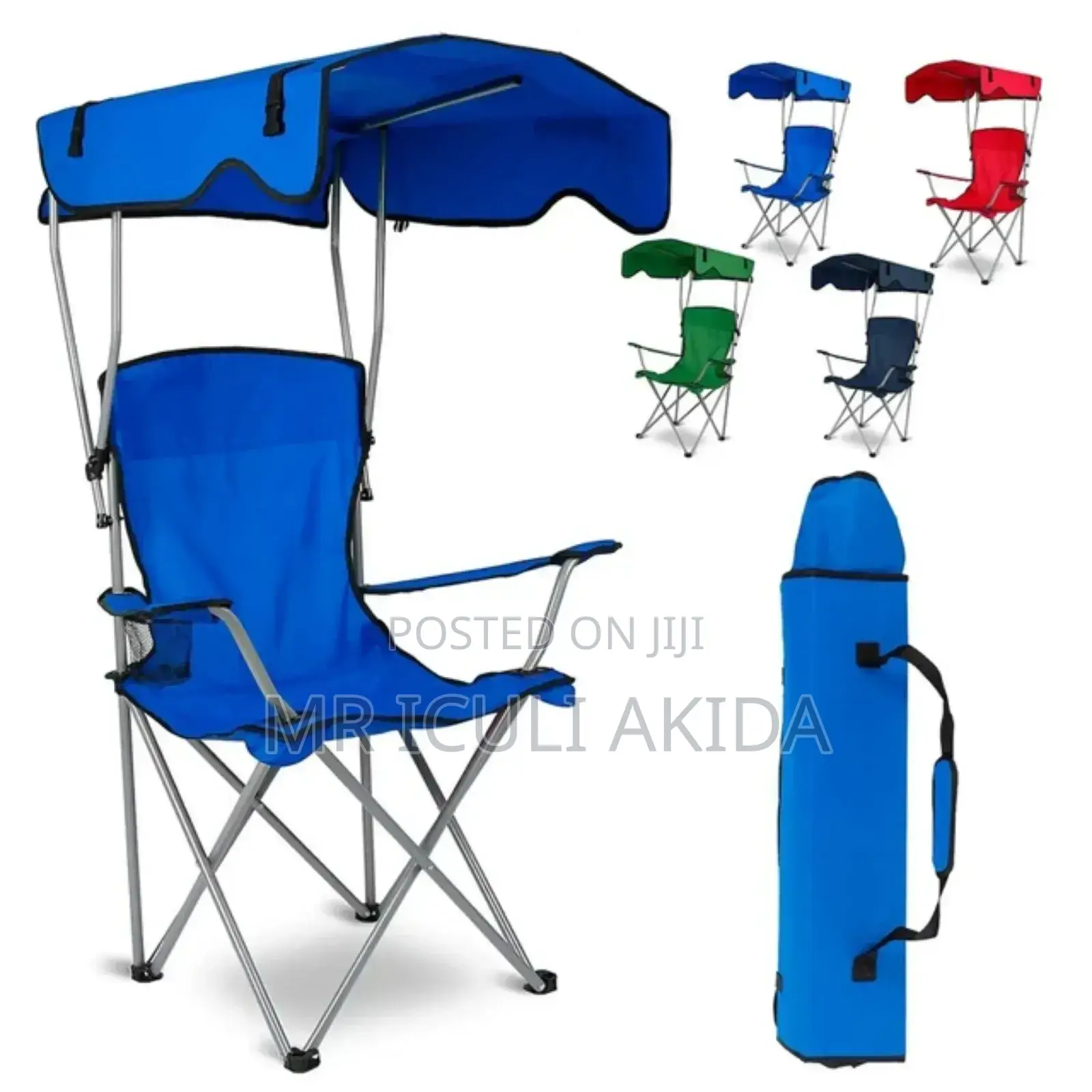 Portable Folding Camping,Beach, Picnic Chair With Canopy