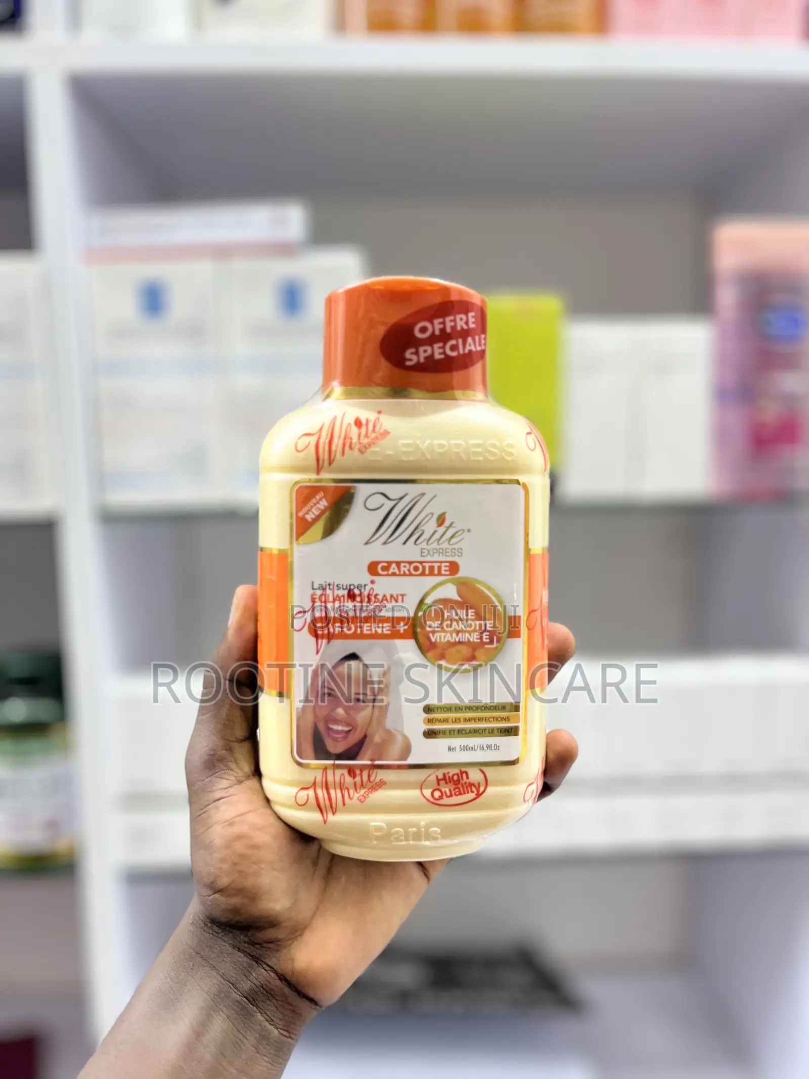 White Express Carotte 10 Days Lightening Toning Body Lotion