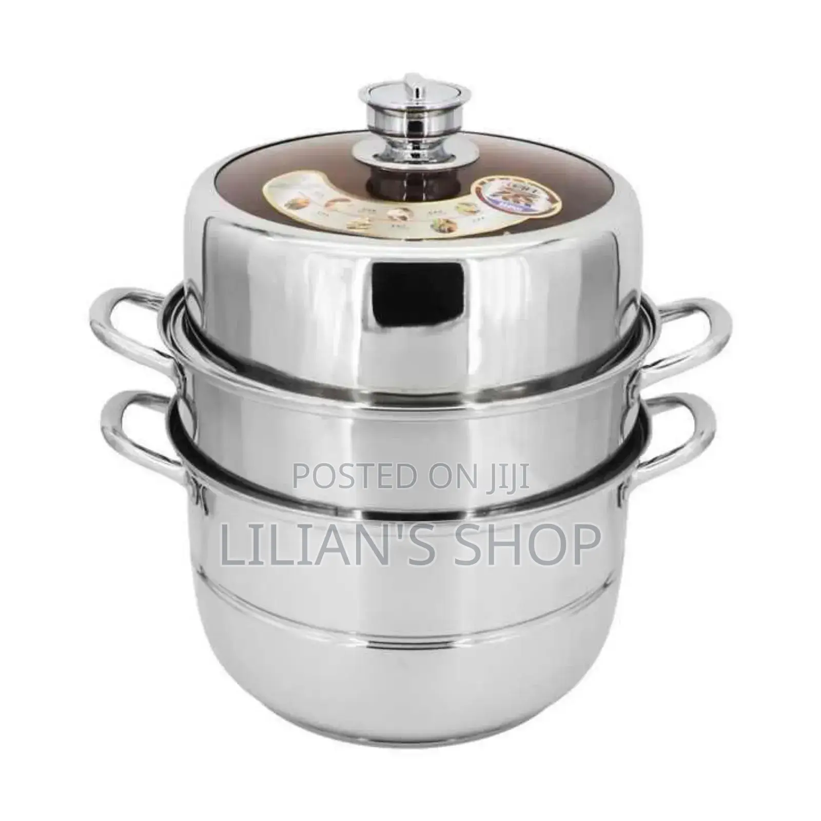 3 Layers Durable Stainless Steel Food Steamer