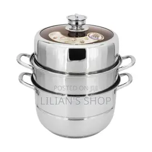 3 Layers Durable Stainless Steel Food Steamer