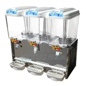 54L 3tank Refrigerated Cold Fruit Beverage Dispenser Machine