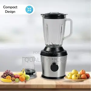 SPJ Proffessional 2 in 1 Blender, Grinder (Glass Jar)1.5L
