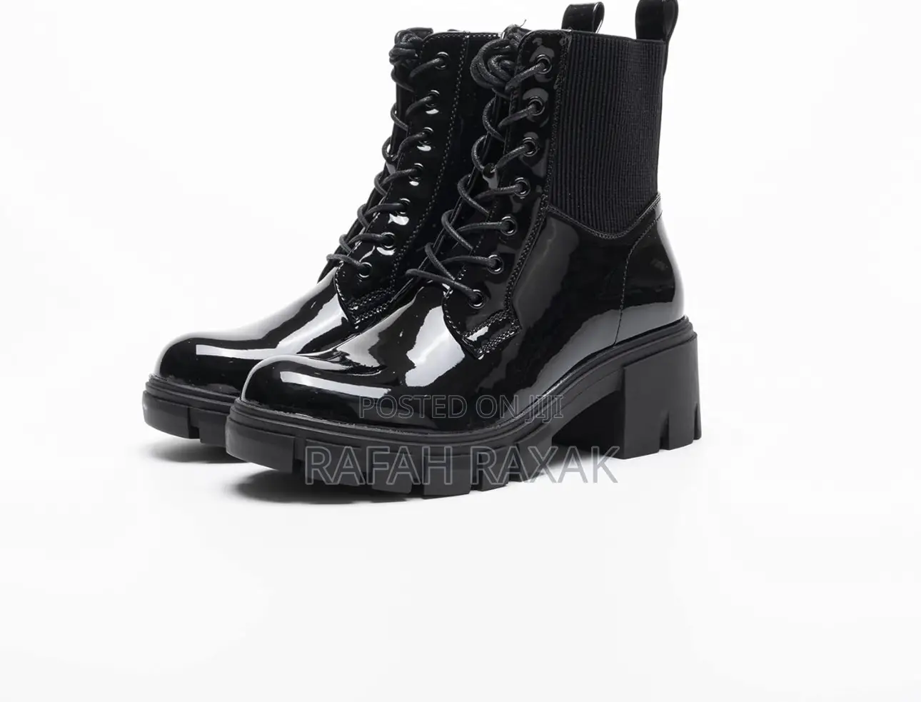 Original Women’S Black Shinny Mirror Boots