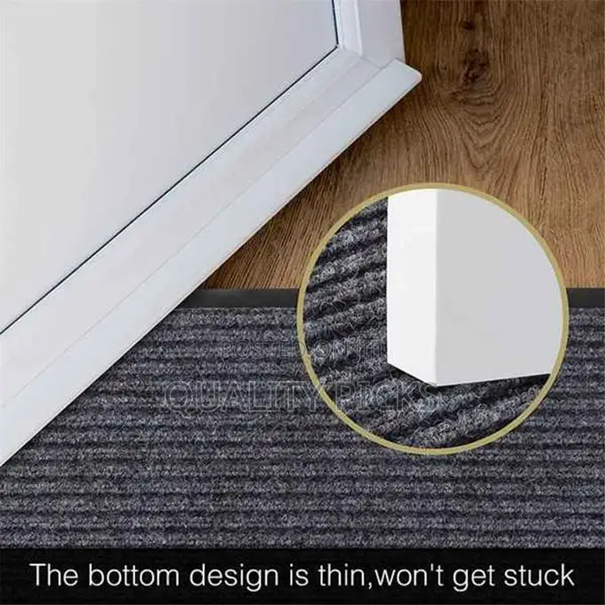 PVC Double Stripe Door Anti-Slip Mat Absorbent Foot Mat