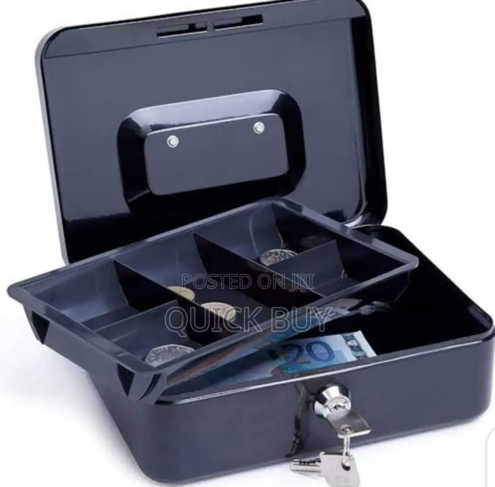 Top Security Portable Cash Box With Key Lock