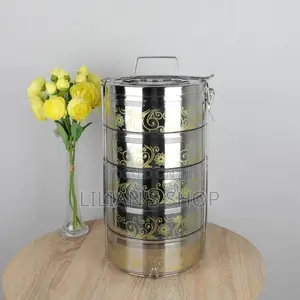 Stainless Steel Air Tight 5 Layer Food Carrier