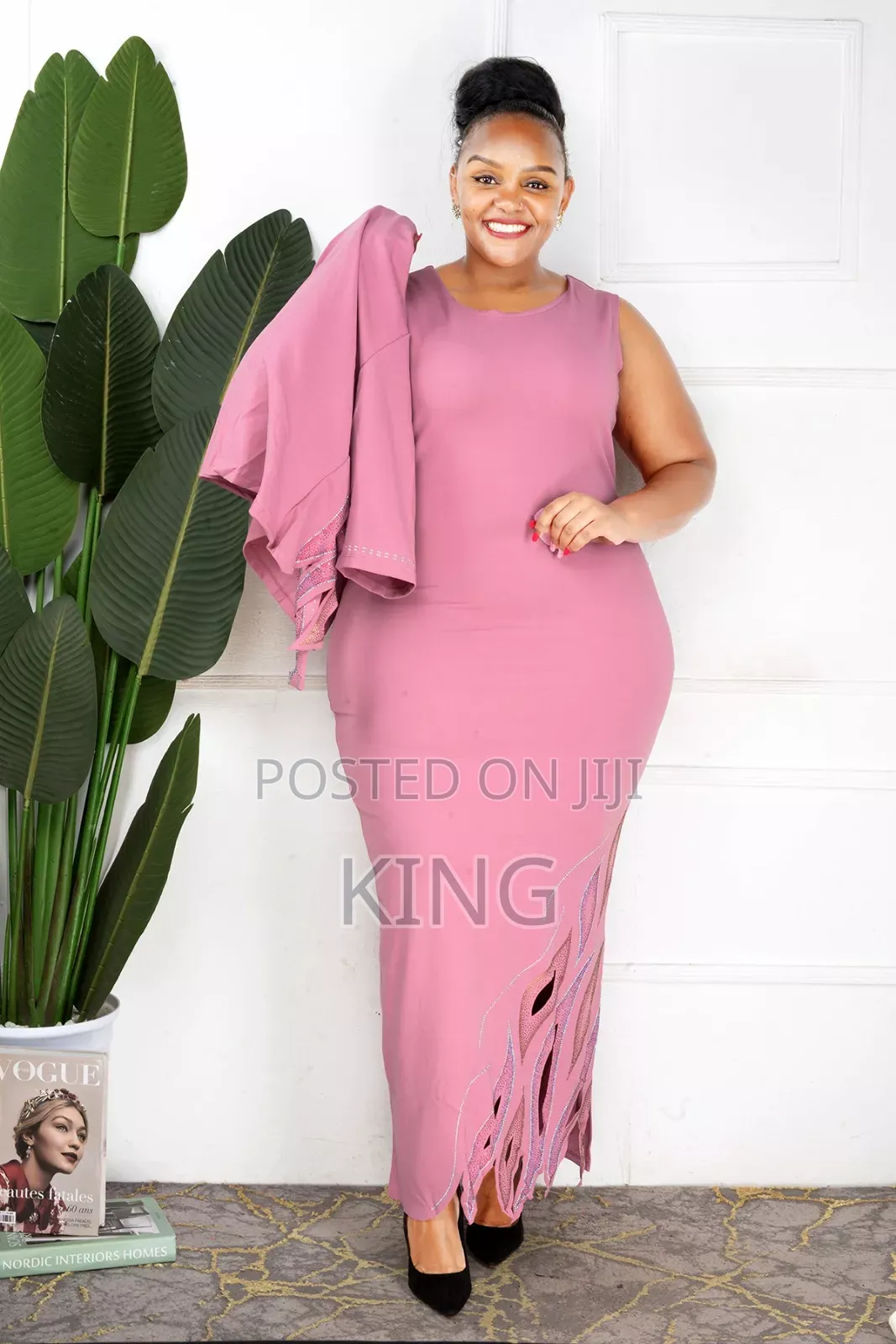 Mellow Pink Long Dress