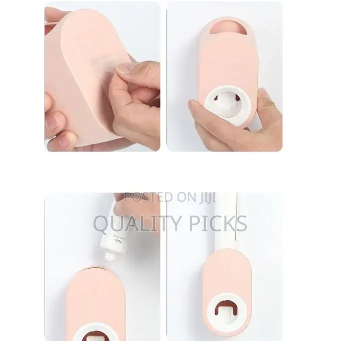 Automatic Toothpaste Squeezer Dispenser Toothbrush Holder