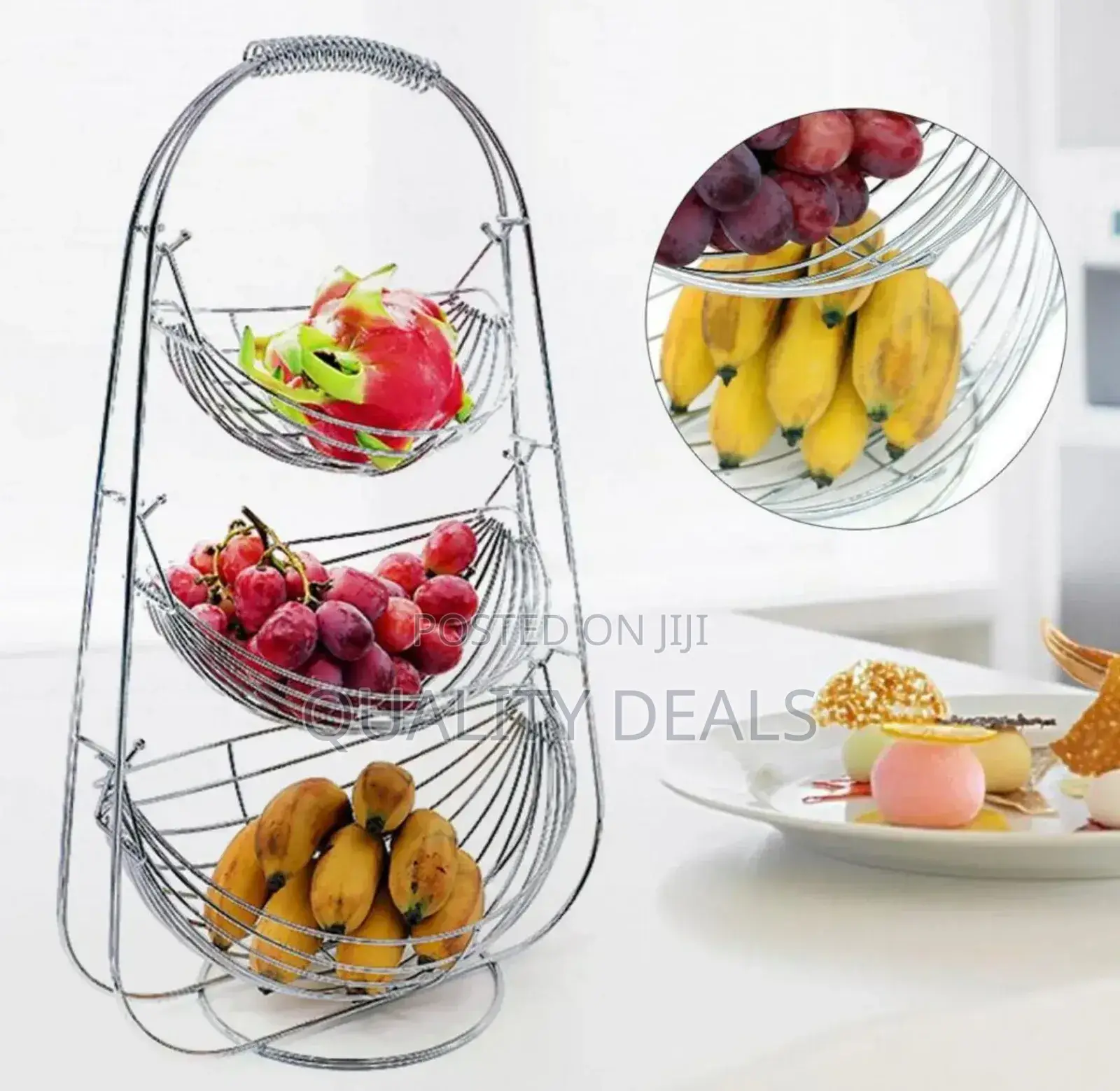 Fruit Plate Iron Wire Fruit Basket