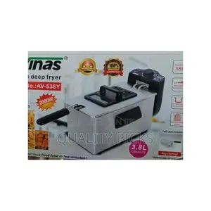 3.8 Litre Oil Chips Chicken Deep Fryer With Removable Bowl
