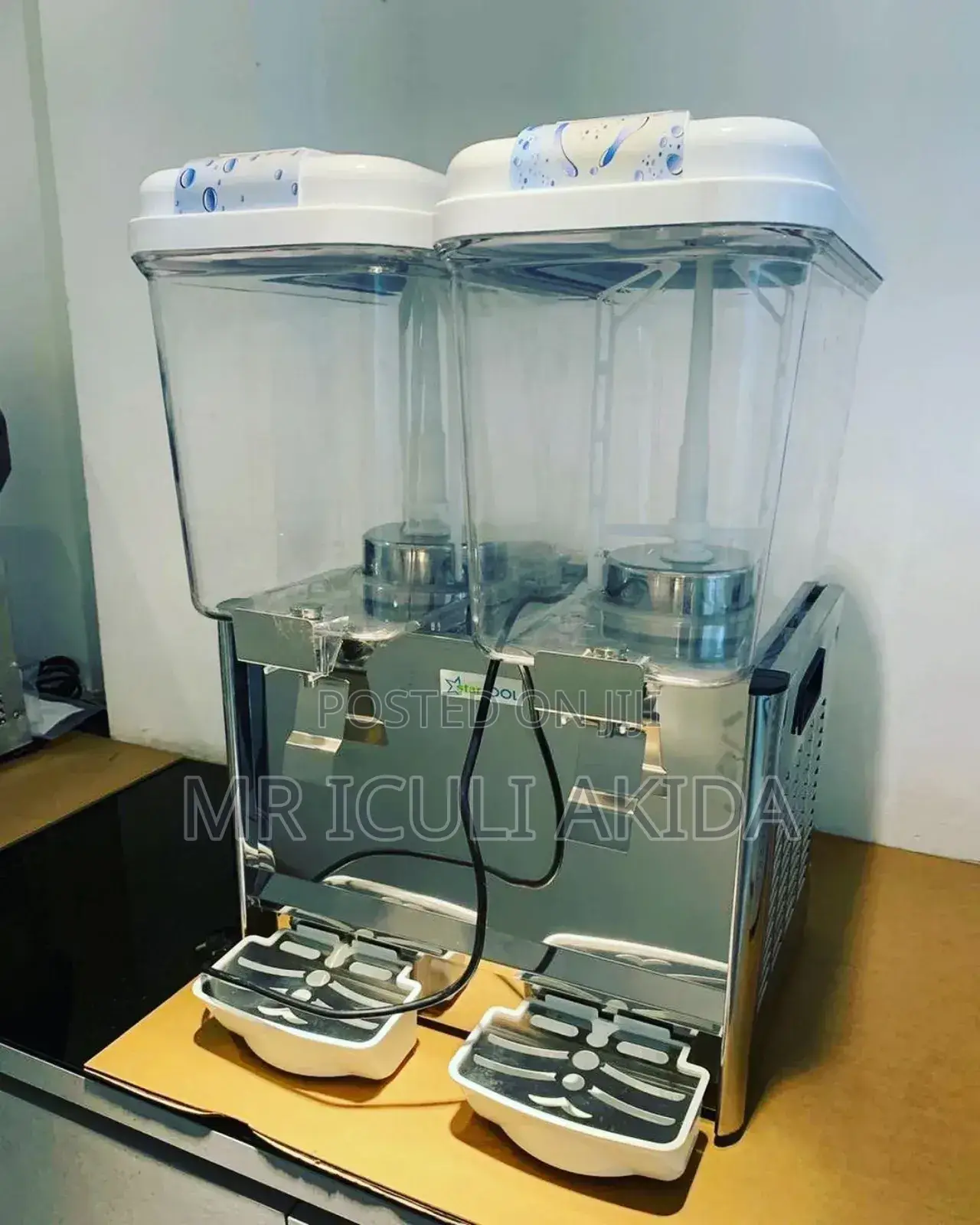 Commercial 36L 2tank Electric Cold Juice Beverage Dispenser