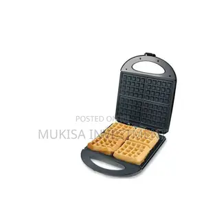 4 in 1 Waffle Sandwich Maker- Black/White
