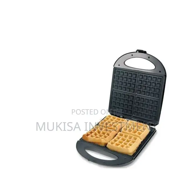 4 in 1 Waffle Sandwich Maker- Black/White