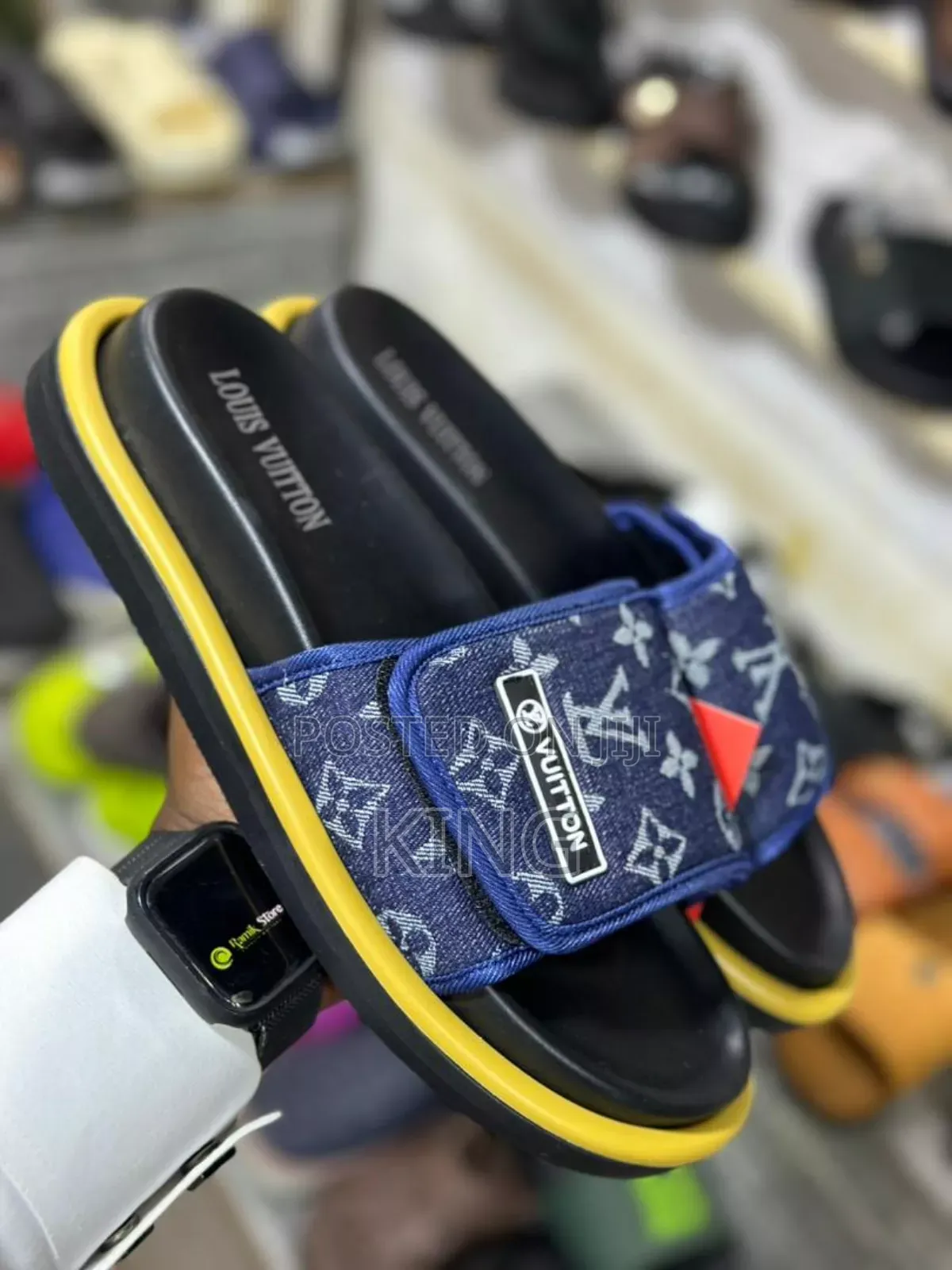 Iconic Louise Vuitton Slides. Lv