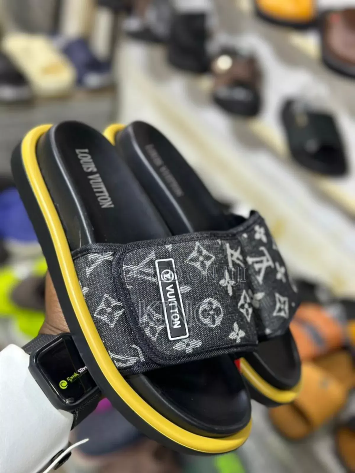 Exact Louise Vuitton Slides. Lv