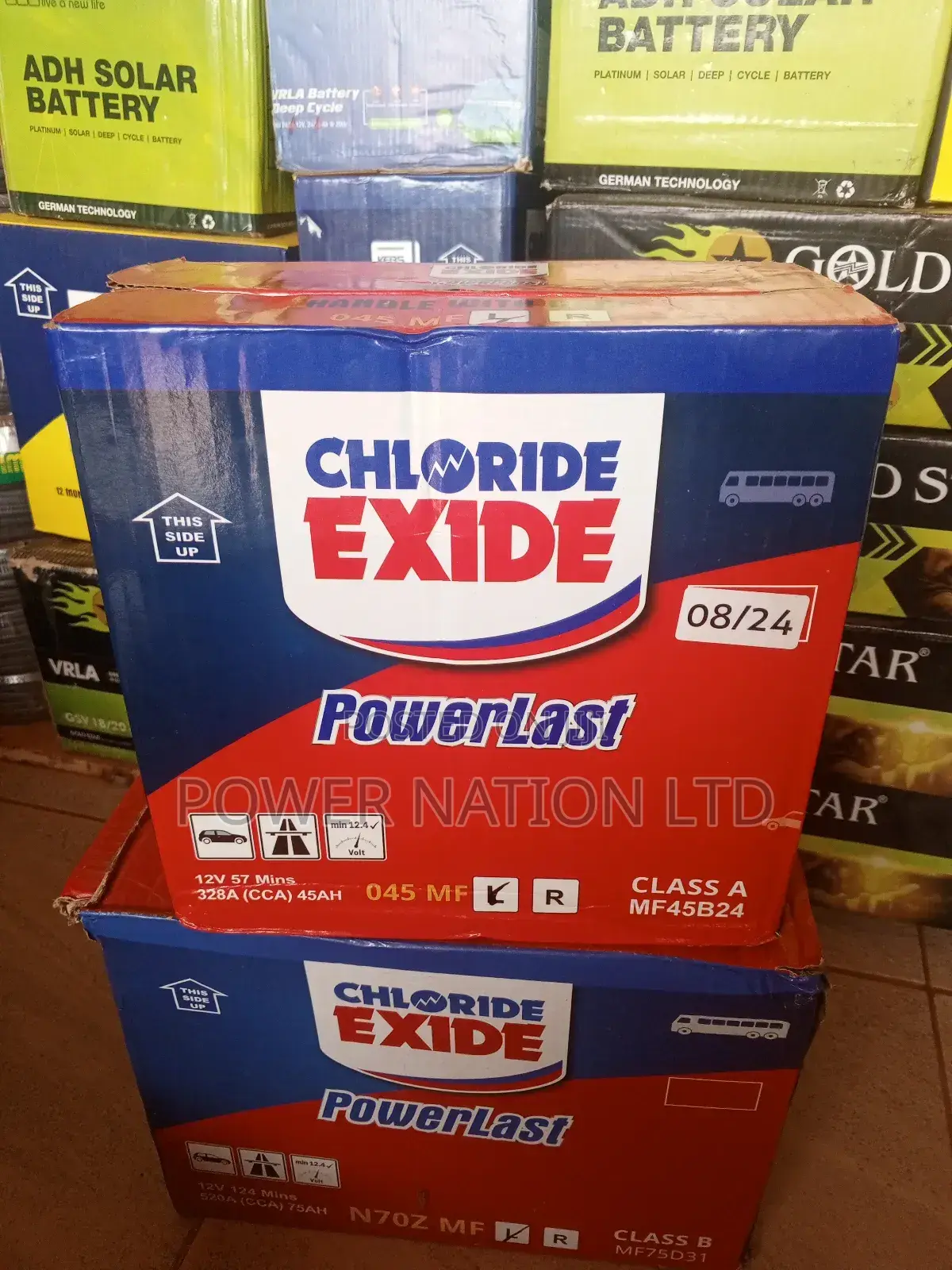 45ah Chloride Exide Maintenance Free Car Battery