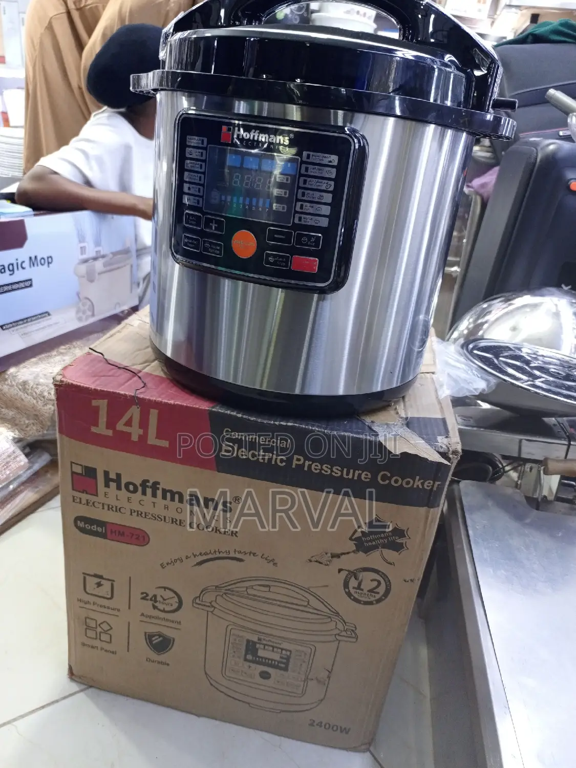 14L Commercial Electric Pressure Cooker Hoffman