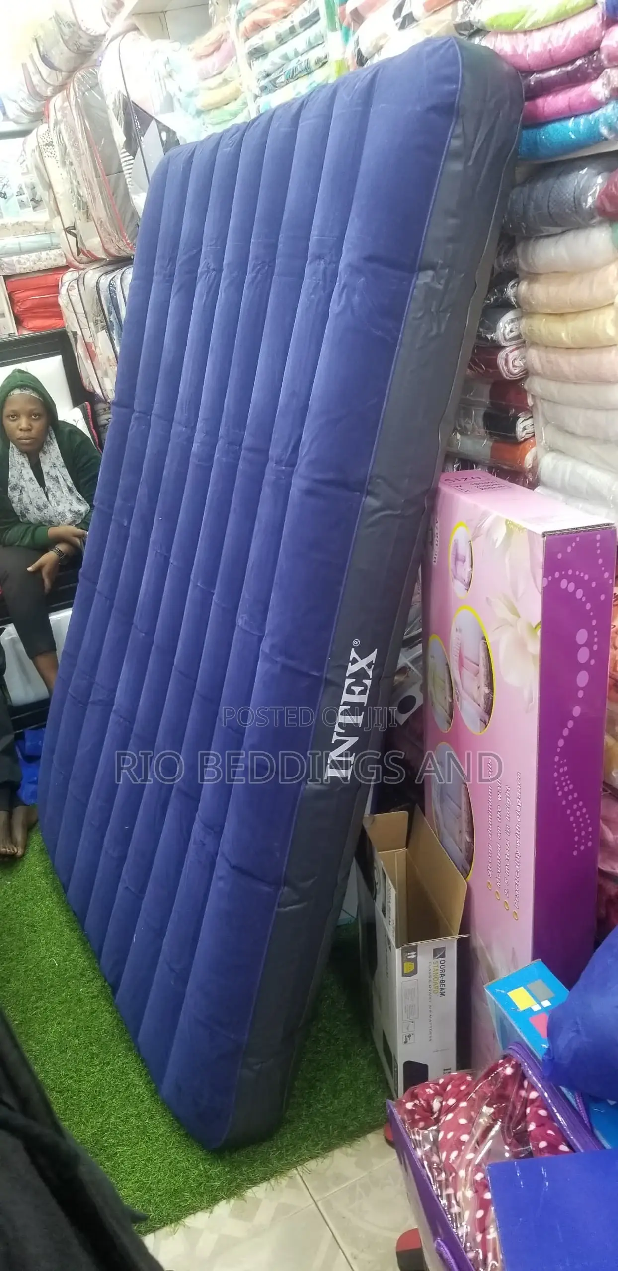 Intex Air Mattress and Pump 5x6 and 6x6