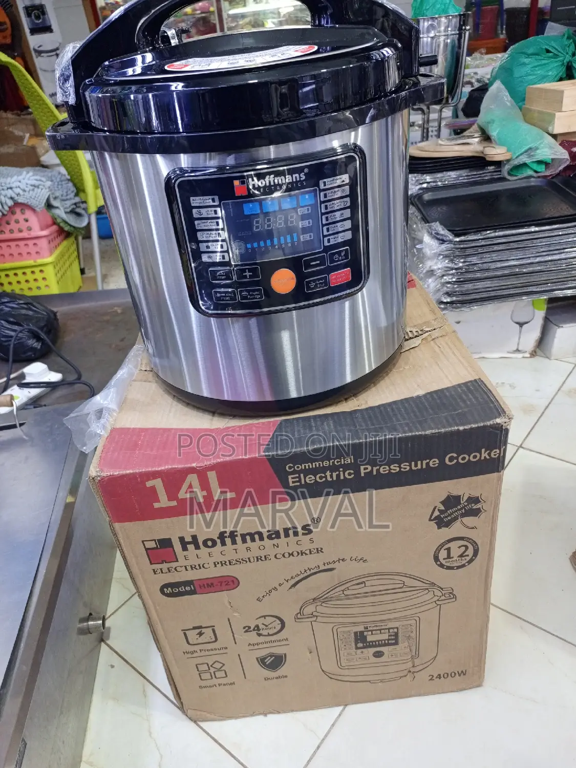 14L Commercial Electric Pressure Cooker Hoffman