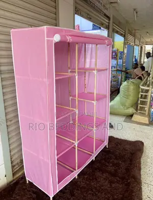 Wooden Wardrobe With 3 Columns