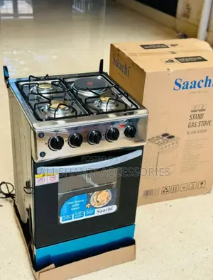 Stand Stove 3 Gas 1 Electric, Saaci Gas Cooker, and Oven