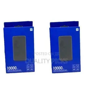 Mi 10000mah Fast Charging LED Power Bank-Black