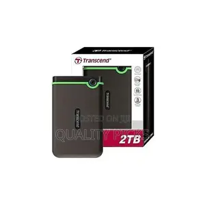 Transcend 2tb Transcend Portable Usb 3.0 Hard Disk - Black