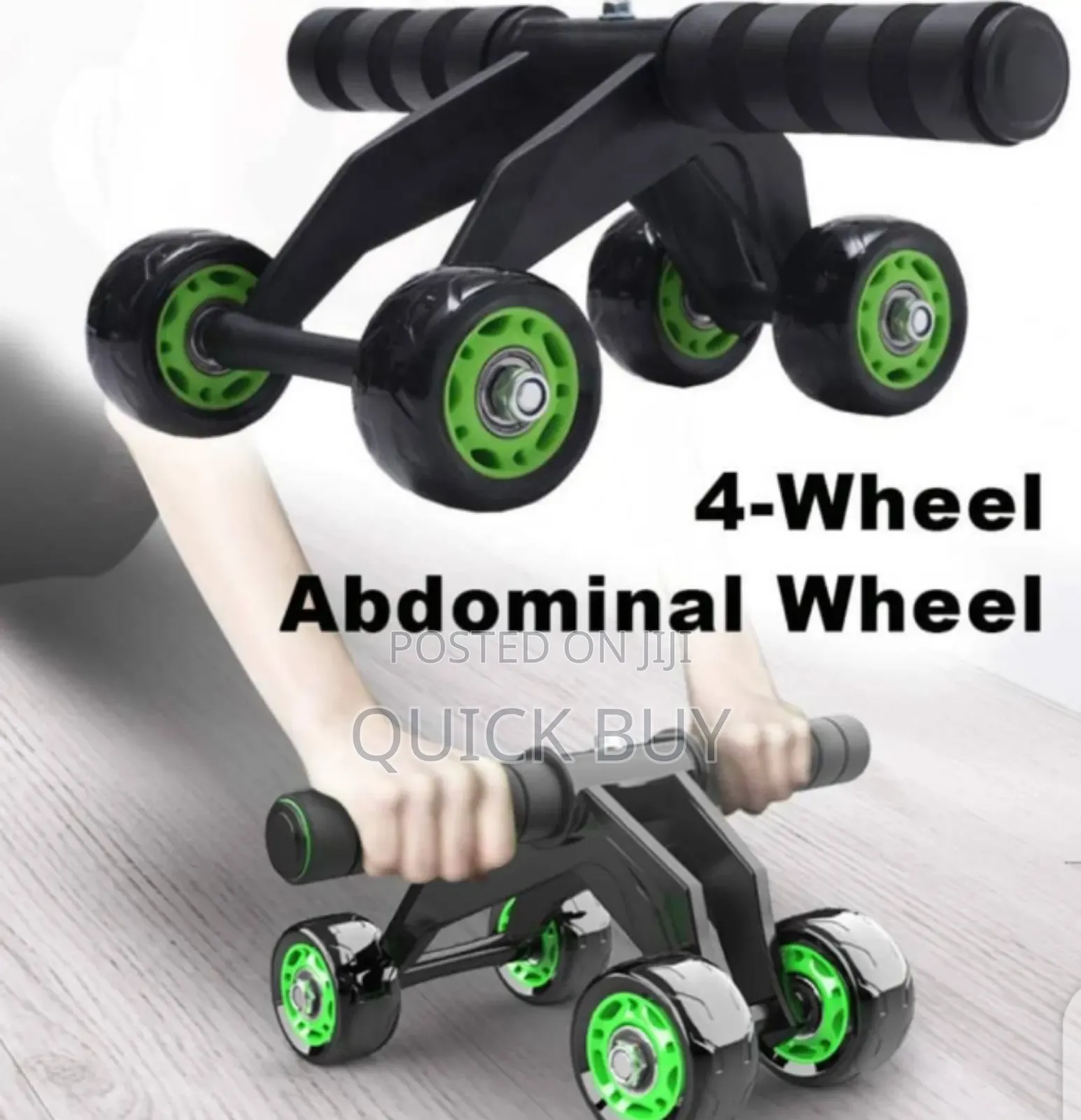 Professional Unisex 4 Wheel Ab Roller - Exercise Equipment