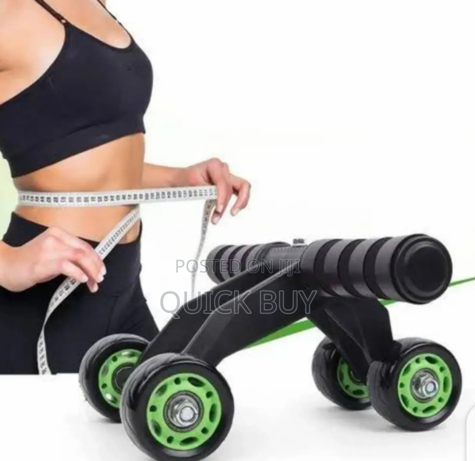 Professional Unisex 4 Wheel Ab Roller - Exercise Equipment
