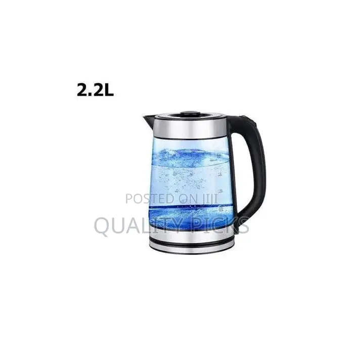Big Cordless Glass Kettle Fast Boiling -Transparent